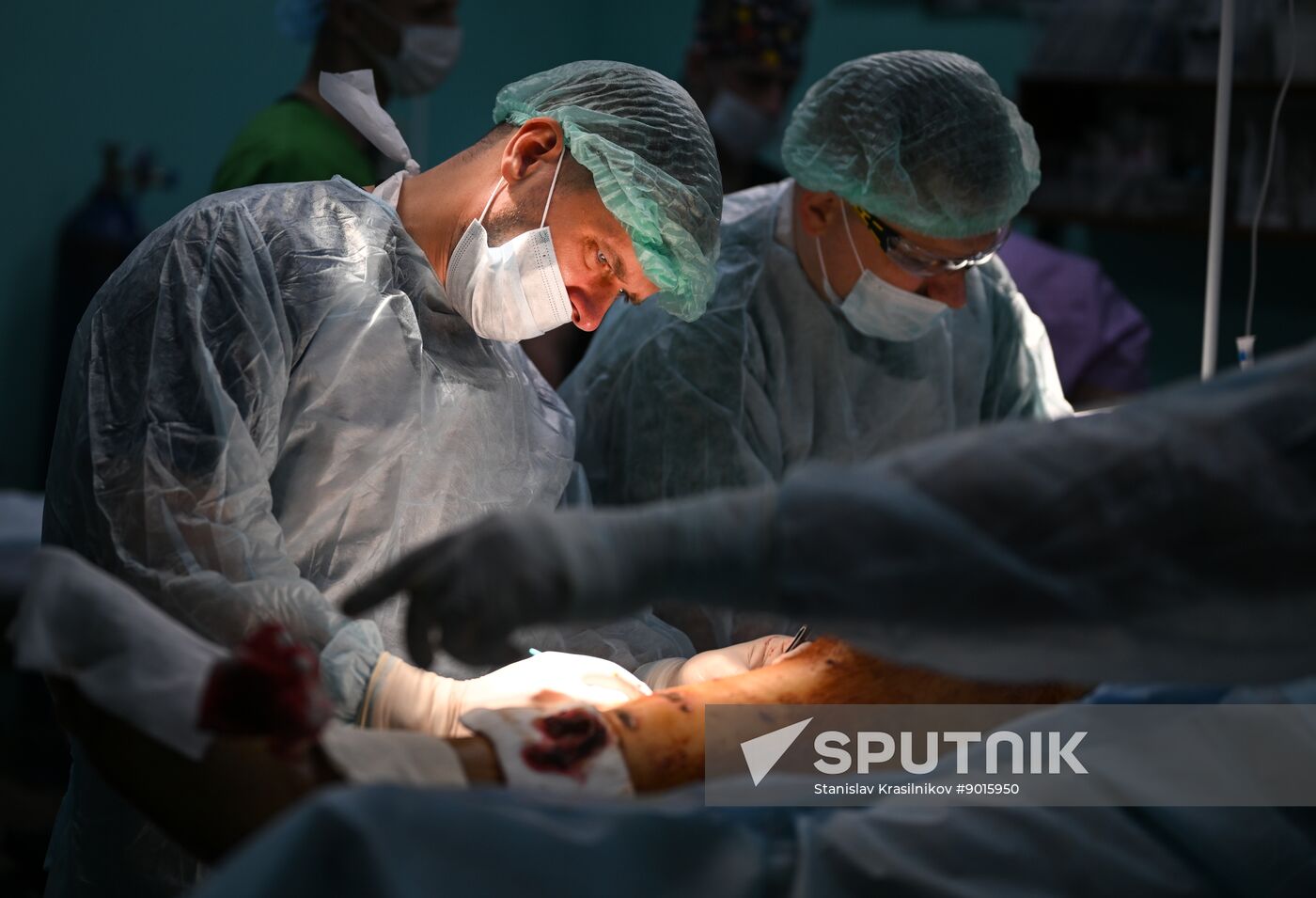 Russia Ukraine Military Operation Akhmat Frontline Hospital