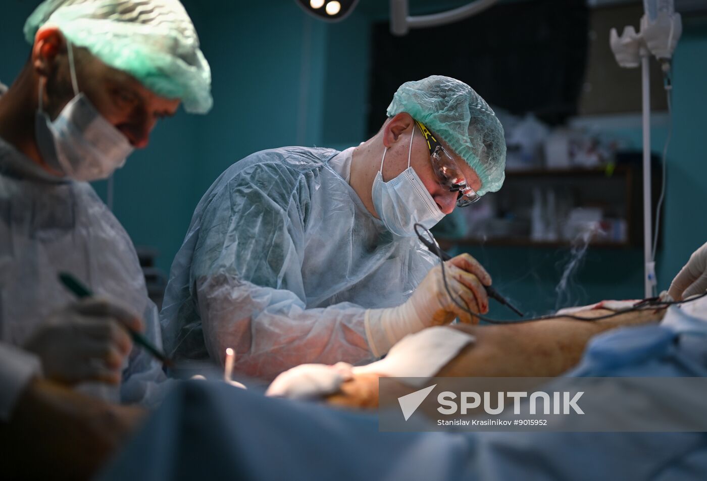Russia Ukraine Military Operation Akhmat Frontline Hospital