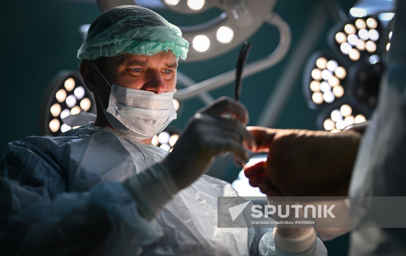 Russia Ukraine Military Operation Akhmat Frontline Hospital