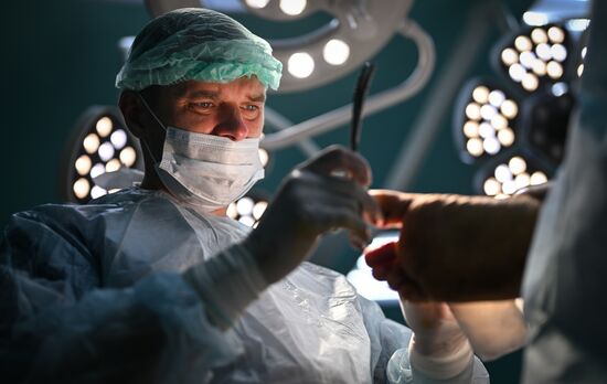 Russia Ukraine Military Operation Akhmat Frontline Hospital