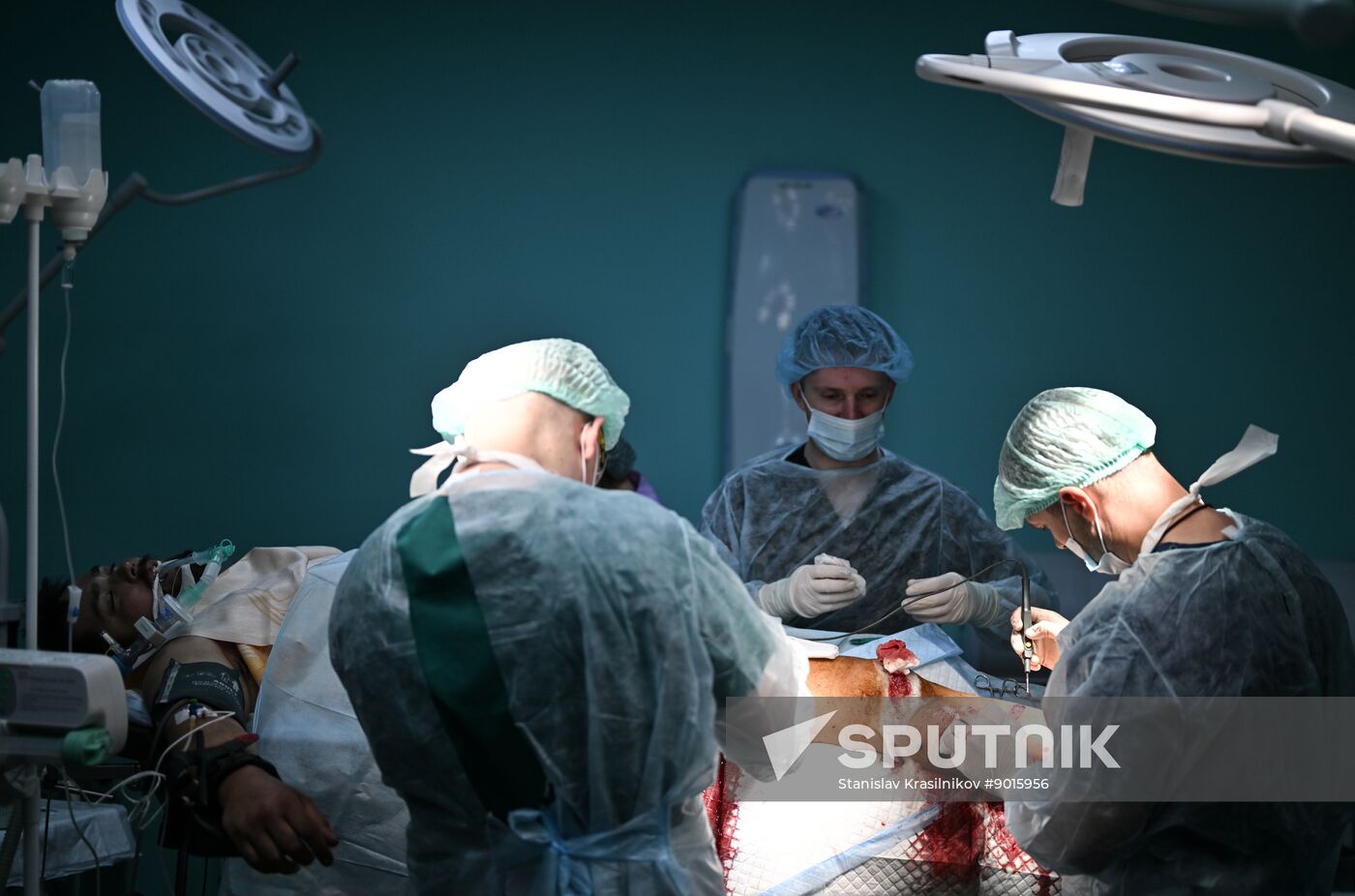 Russia Ukraine Military Operation Akhmat Frontline Hospital