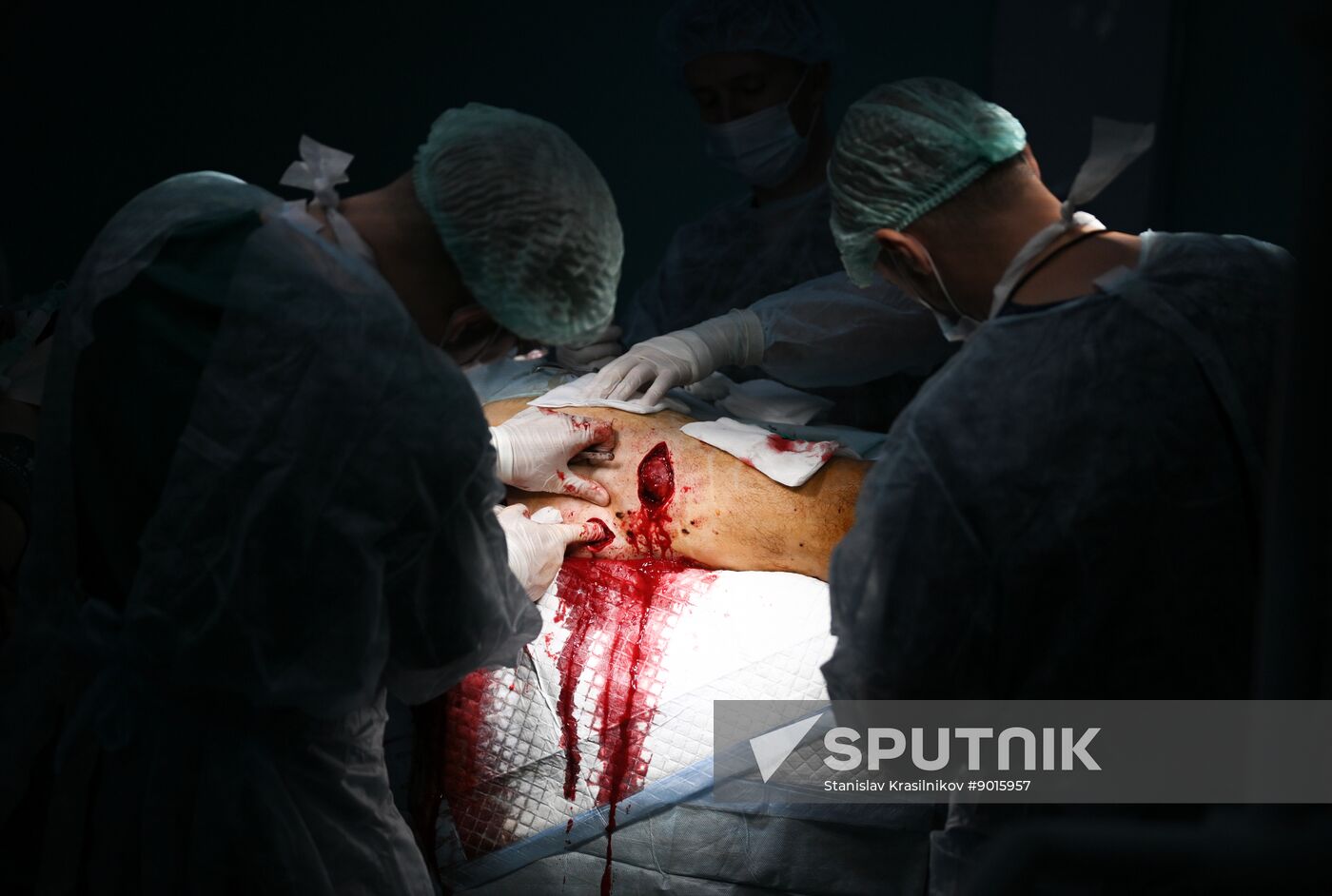 Russia Ukraine Military Operation Akhmat Frontline Hospital