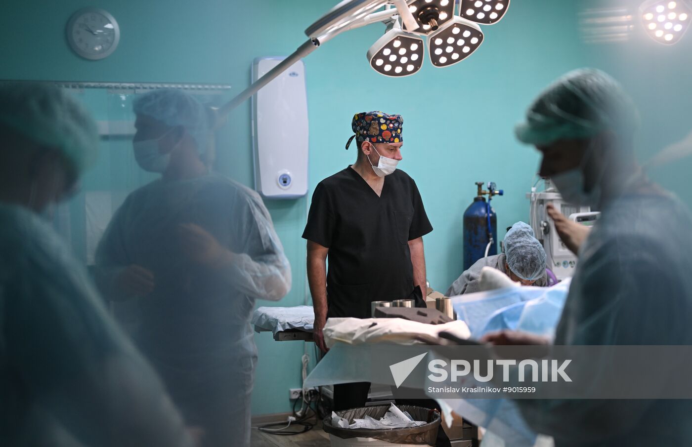 Russia Ukraine Military Operation Akhmat Frontline Hospital