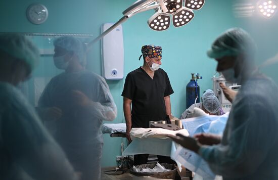 Russia Ukraine Military Operation Akhmat Frontline Hospital