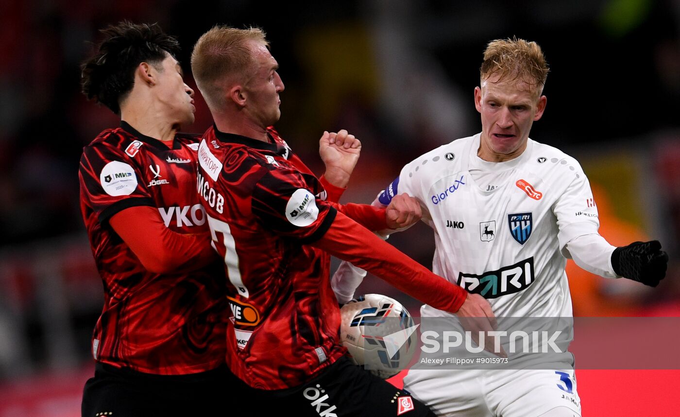 Russia Soccer Premier-League Spartak - Pari NN