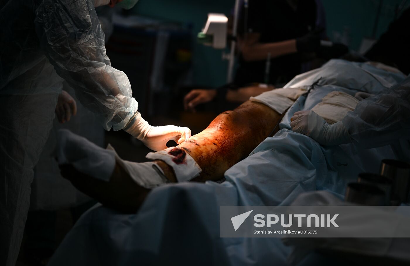 Russia Ukraine Military Operation Akhmat Frontline Hospital