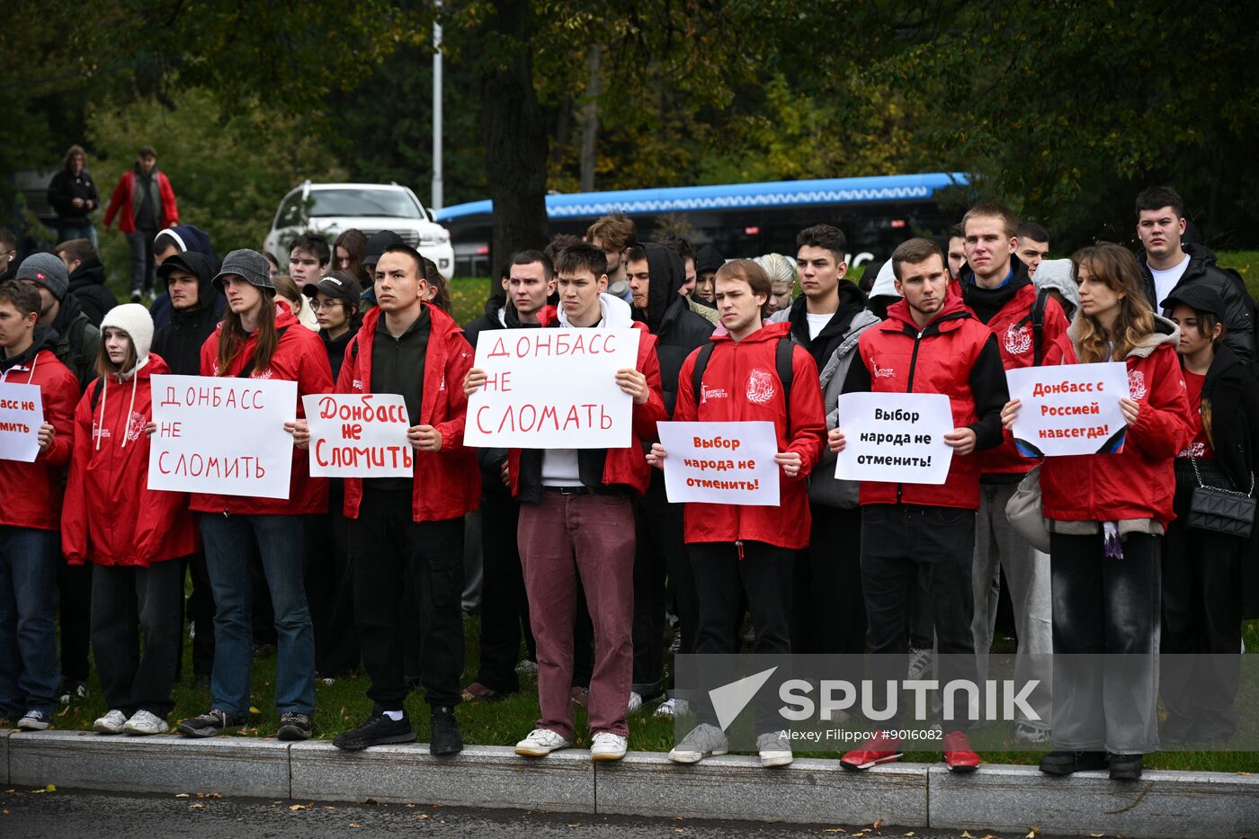 Russia New Regions Accession Day Rally