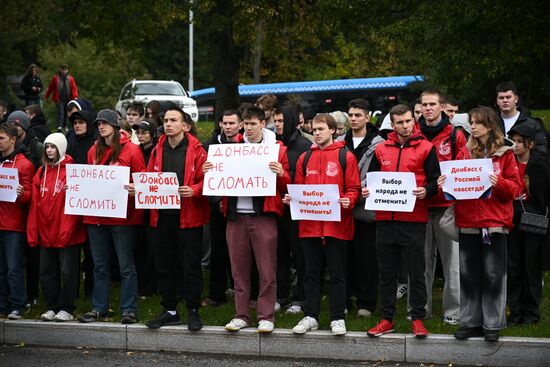 Russia New Regions Accession Day Rally