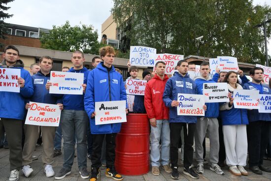 Russia New Regions Accession Day Rally