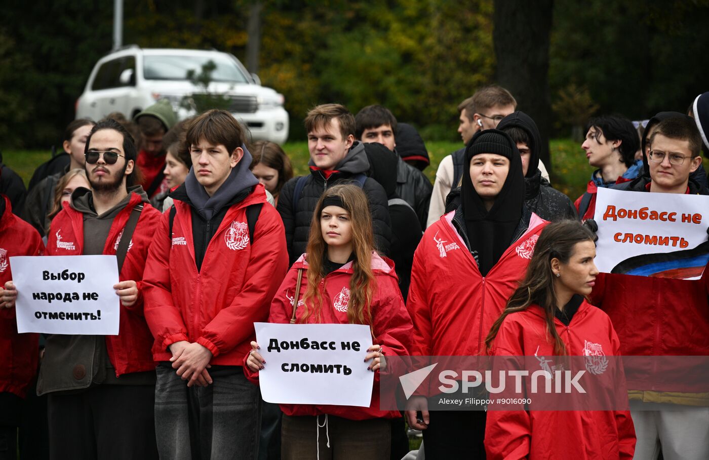 Russia New Regions Accession Day Rally