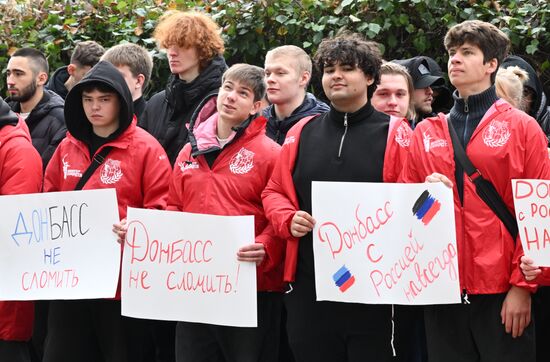 Russia New Regions Accession Day Rally