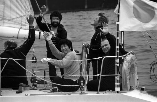 3rd White Sail of Peace regatta in Sea of Japan