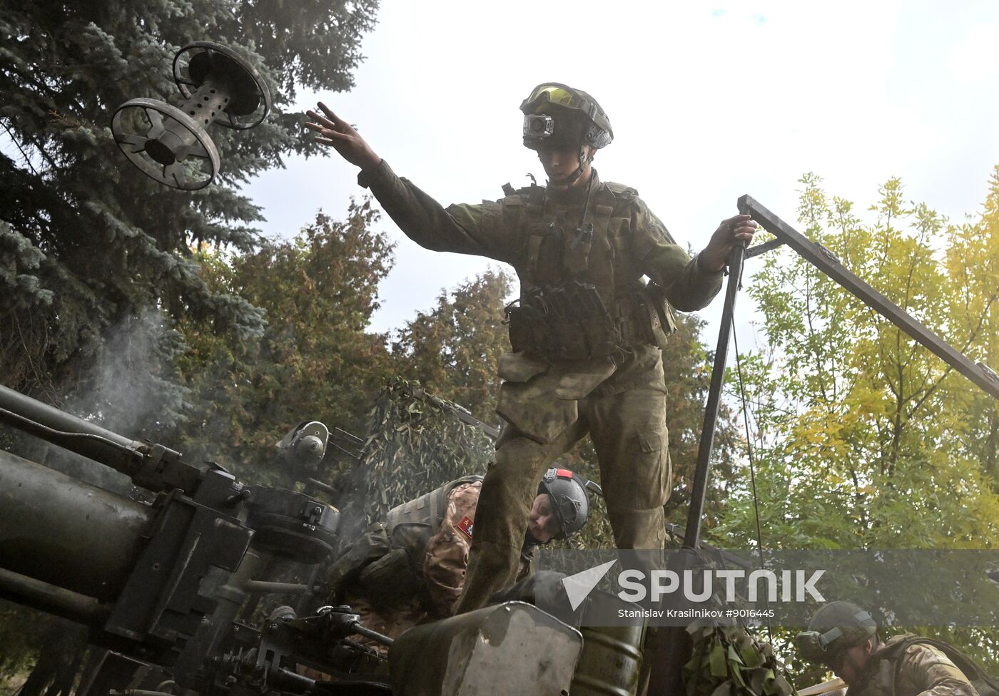 Russia Ukraine Military Operation Artillery Unit