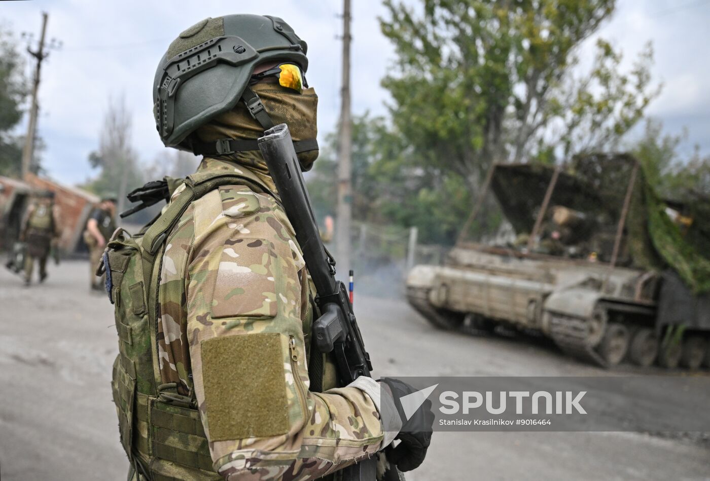 Russia Ukraine Military Operation Artillery Unit