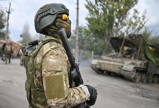 Russia Ukraine Military Operation Artillery Unit