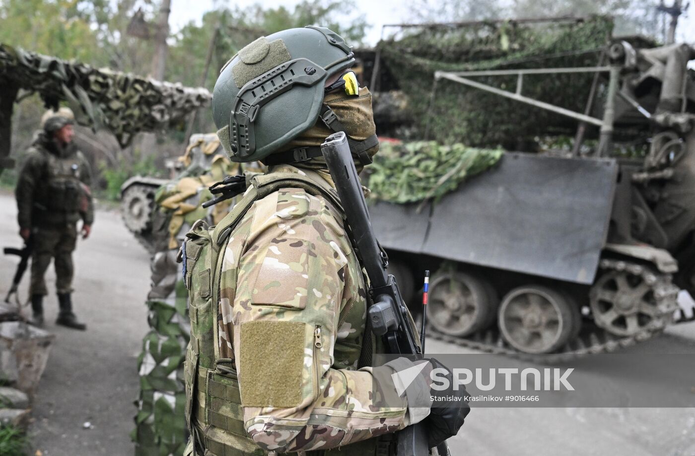Russia Ukraine Military Operation Artillery Unit