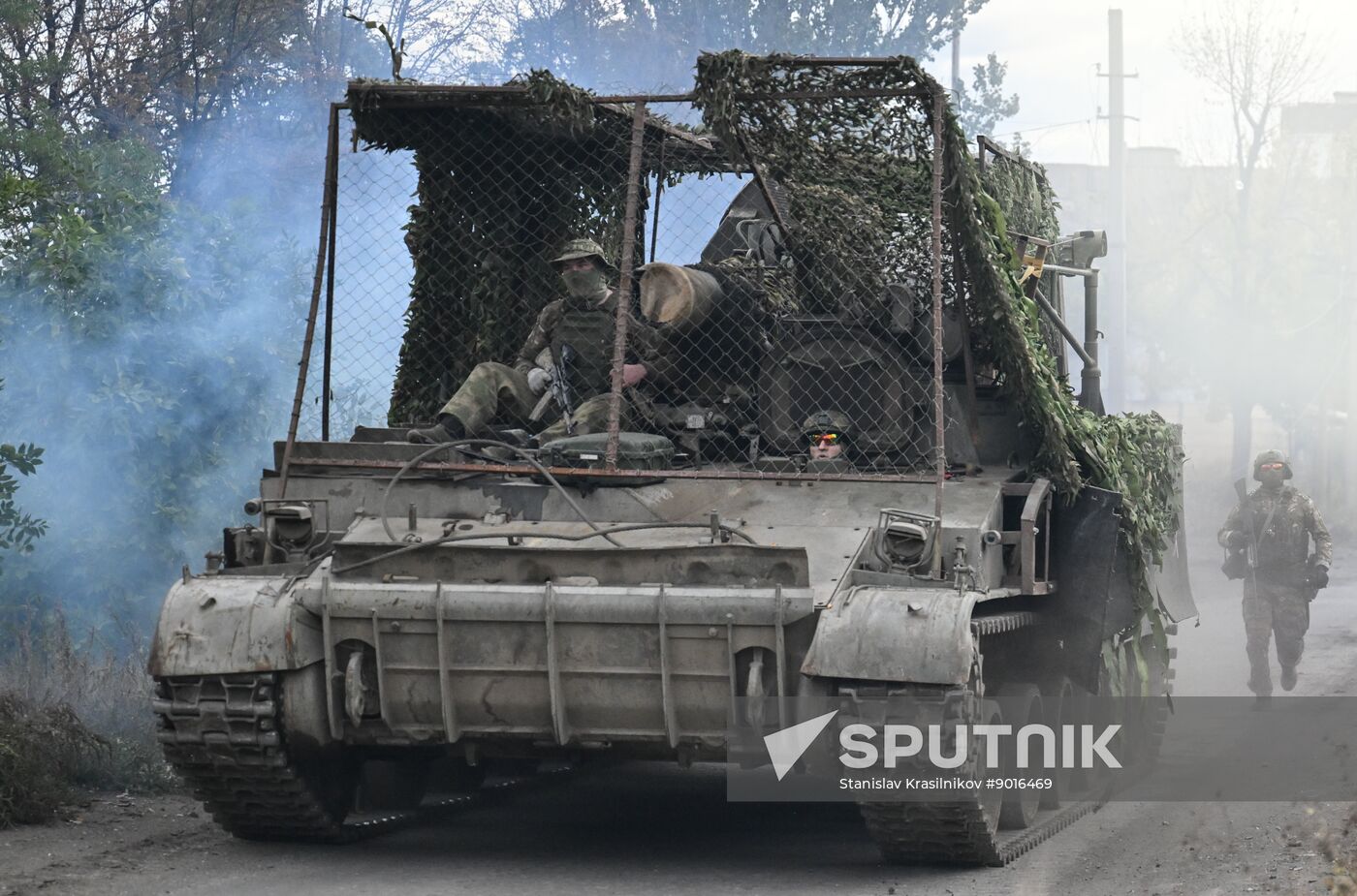 Russia Ukraine Military Operation Artillery Unit