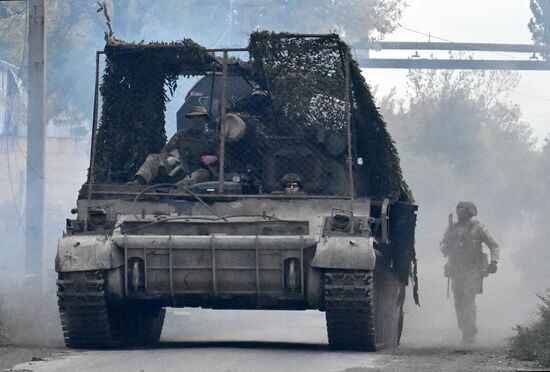 Russia Ukraine Military Operation Artillery Unit