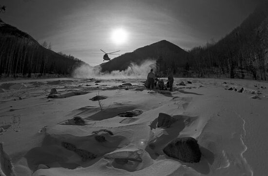 Limnological Institute expedition to Vostochny Sayan mountain range
