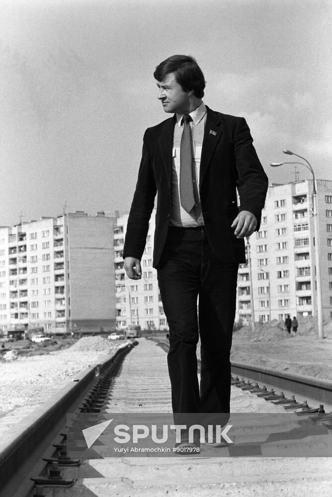 Deputy of Supreme Soviet of RSFSR Vladimir Gulyayev