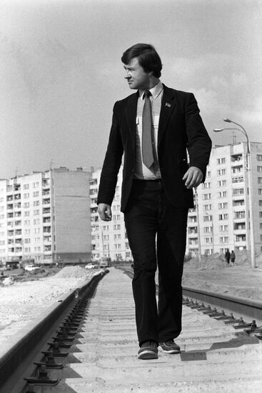 Deputy of Supreme Soviet of RSFSR Vladimir Gulyayev