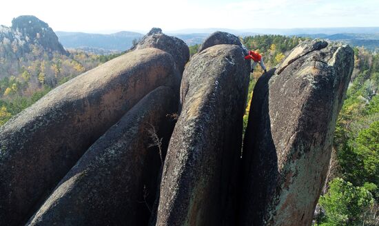 Russia Tourism Stolby Nature Reserve