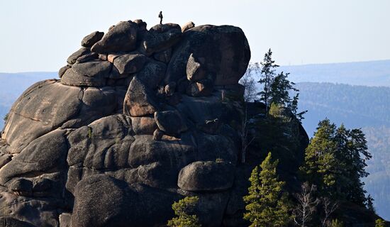 Russia Tourism Stolby Nature Reserve