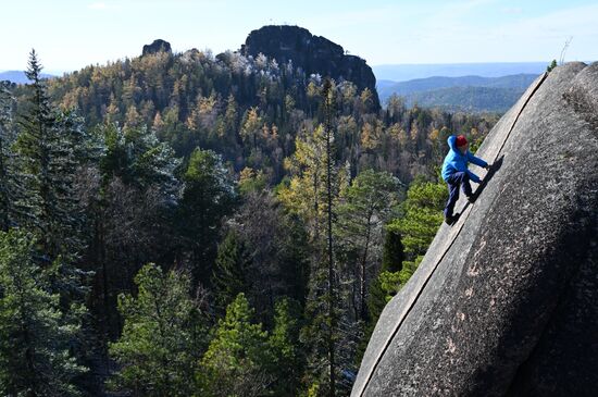 Russia Tourism Stolby Nature Reserve