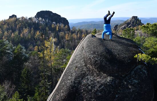 Russia Tourism Stolby Nature Reserve