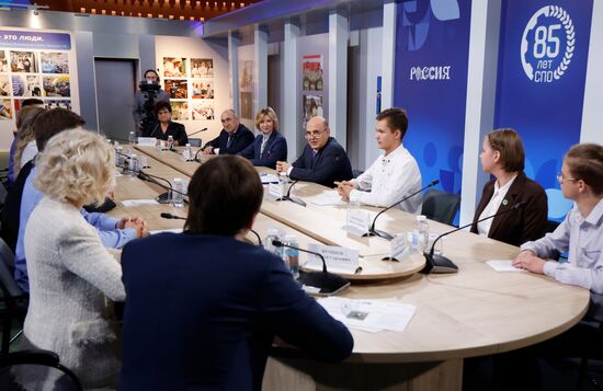 Russia Mishustin Vocational Education System Anniversary