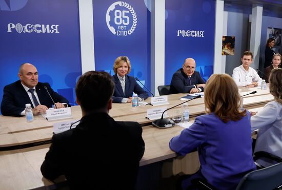 Russia Mishustin Vocational Education System Anniversary