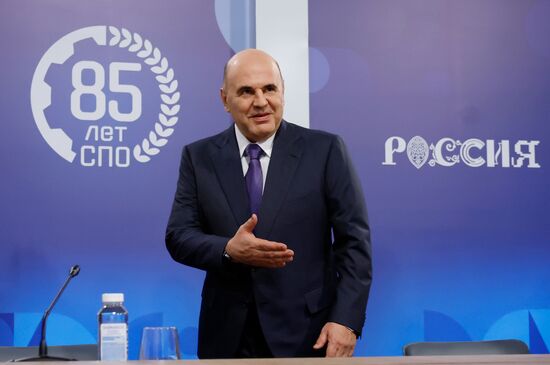 Russia Mishustin Vocational Education System Anniversary