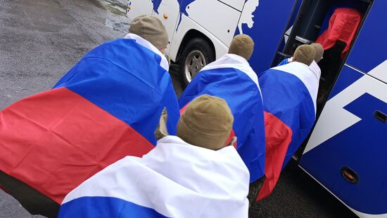 Russia Ukraine Military Operation POWs Exchange