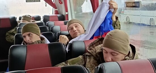 Russia Ukraine Military Operation POWs Exchange