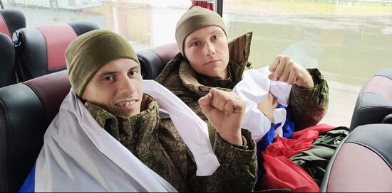 Russia Ukraine Military Operation POWs Exchange