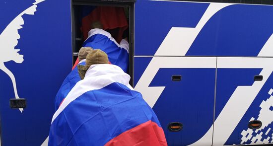 Russia Ukraine Military Operation POWs Exchange