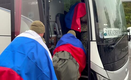 Russia Ukraine Military Operation POWs Exchange