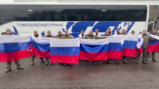 Russia Ukraine Military Operation POWs Exchange