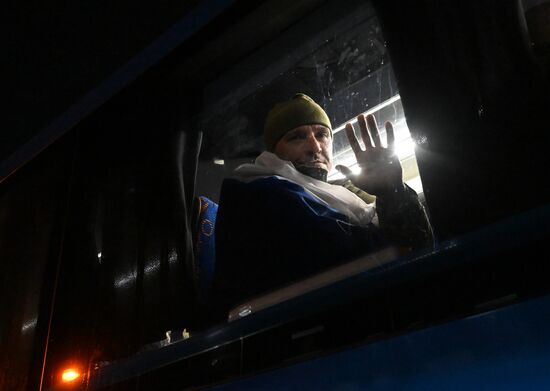 Russia Ukraine Military Operation POWs Exchange