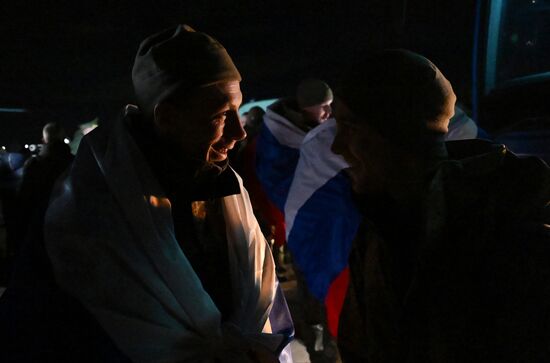 Russia Ukraine Military Operation POWs Exchange