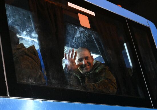 Russia Ukraine Military Operation POWs Exchange