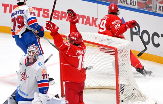 Russia Ice Hockey Kontinental League Spartak - SKA