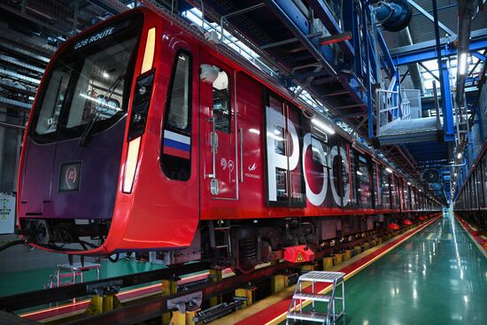 Russia Moscow Metro Themed Train