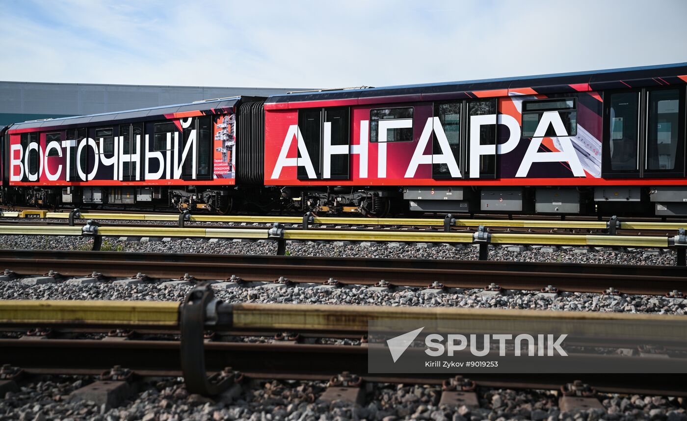 Russia Moscow Metro Themed Train