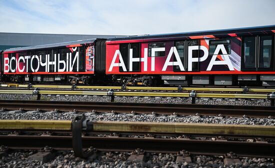 Russia Moscow Metro Themed Train
