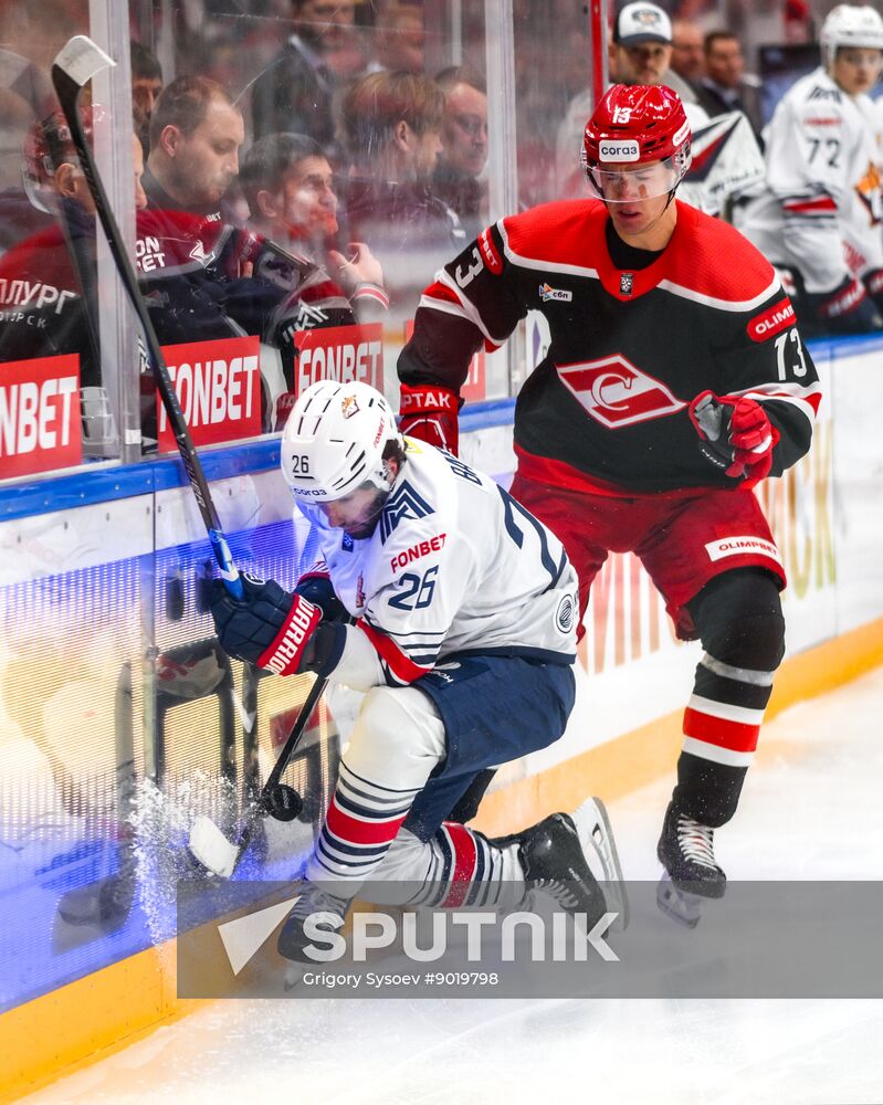 Russia Ice Hockey Kontinental League Spartak - Metallurg