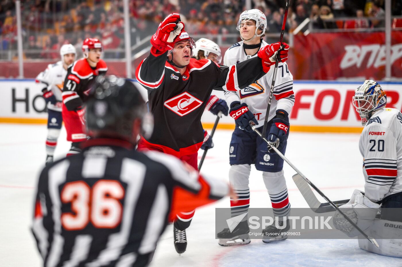 Russia Ice Hockey Kontinental League Spartak - Metallurg