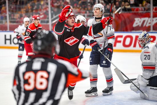 Russia Ice Hockey Kontinental League Spartak - Metallurg