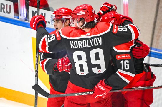 Russia Ice Hockey Kontinental League Spartak - Metallurg