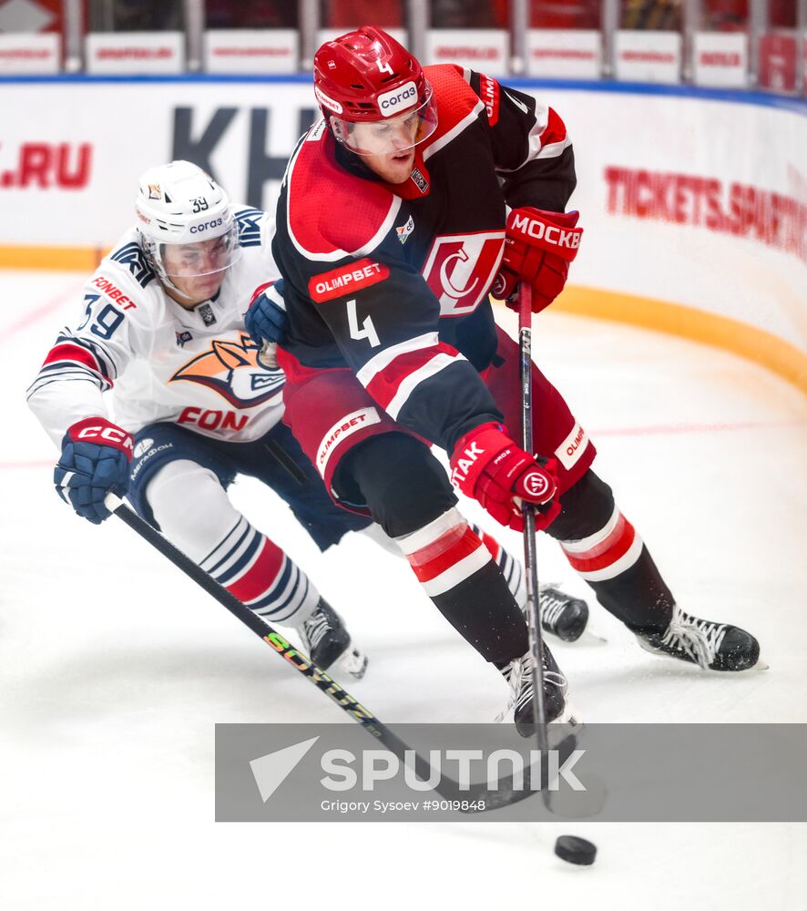 Russia Ice Hockey Kontinental League Spartak - Metallurg